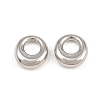 Brass European Beads KK-CBA78C7-33C-P-1