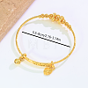 Adjustable Brass Round Beaded Bangles for Women MZ9202-2