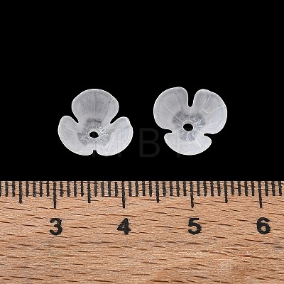 Acrylic Frosted Bead Caps AC-CBA81FF-09A-1