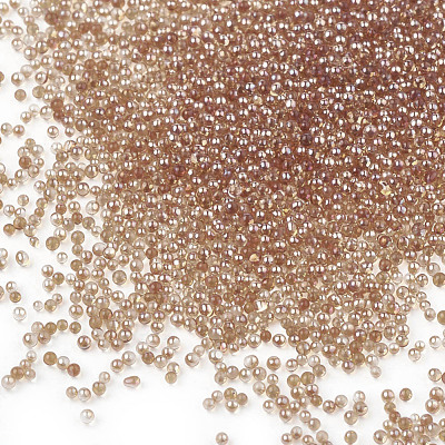 Plated Glass Seed Beads SEED-S017-01-1