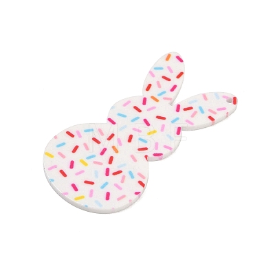 Easter Printed Acrylic Pendants OACR-E044-02D-1