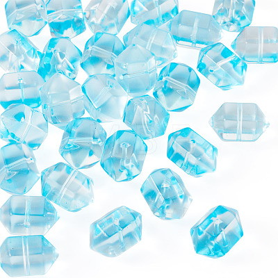 30Pcs Transparent Handmade Lampwork Beads LAMP-TADJ0001-12E-1