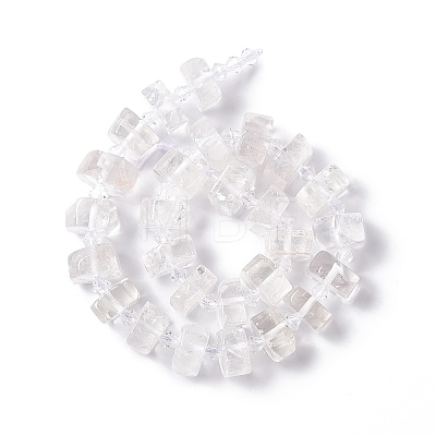 Natural Quartz Crystal Beads Strands G-C008-B02-1