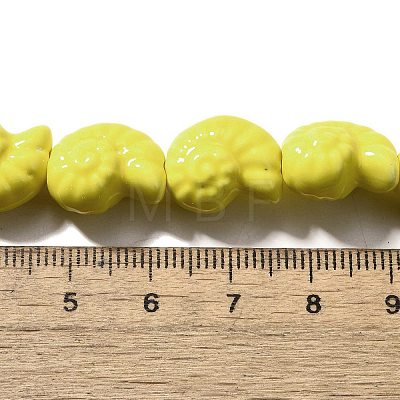 Handmade Porcelain Beads Strands X-PORC-I028-02I-1