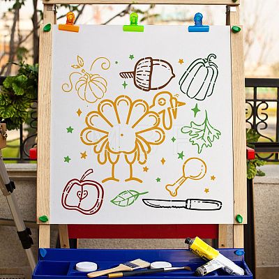 PET Plastic Drawing Painting Stencils Templates DIY-WH0244-086-1