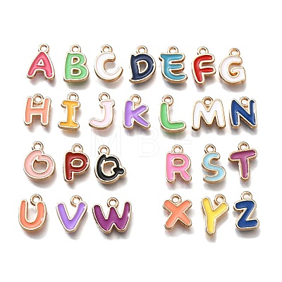 Alloy Enamel Charms ENAM-K075-05G-01-1