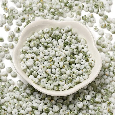 Baking Paint Glass Seed Beads SEED-F006-01A-05-1