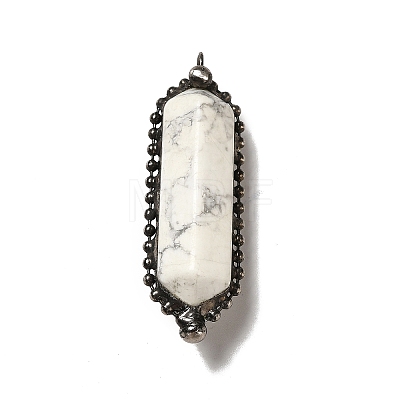 Natural Howlite Big Pendants G-F731-05G-1