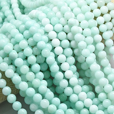 Natural Malaysia Jade Beads Strands G-L645-A01-8mm-31-1