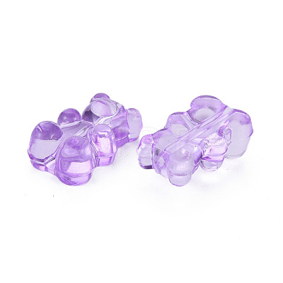 Transparent Acrylic Beads X-TACR-N012-001A-1