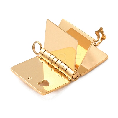 304 Stainless Steel Pendants STAS-F362-03G-1