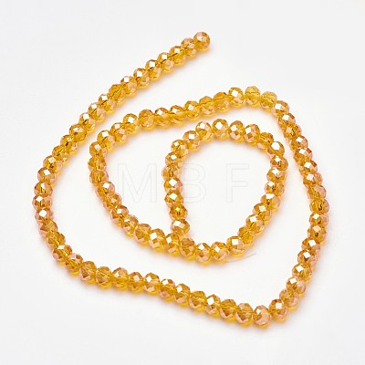 Electroplate Glass Beads Strands EGLA-D020-3x2mm-51-1