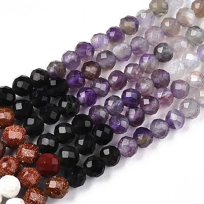 Natural Mixed Gemstone Beads Strands G-D080-A01-02-24-1