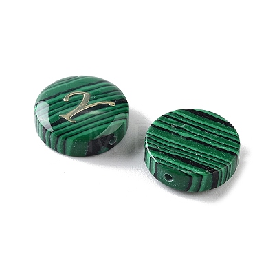 Synthetic Malachite Beads G-A238-01Y-1