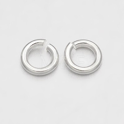 Brass Open Jump Rings KK-E647-16S-1