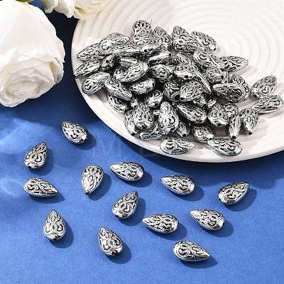 Teardrop Antique Acrylic Beads PACR-S209-26AS-1