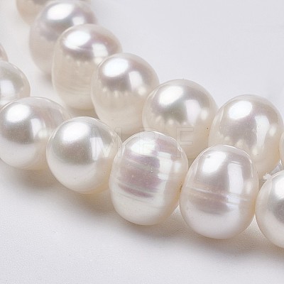 Natural Cultured Freshwater Pearl Beads Strands PEAR-D187-08-1