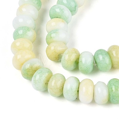 Glass Beads Strands GLAA-N059-5x8mm-45-1