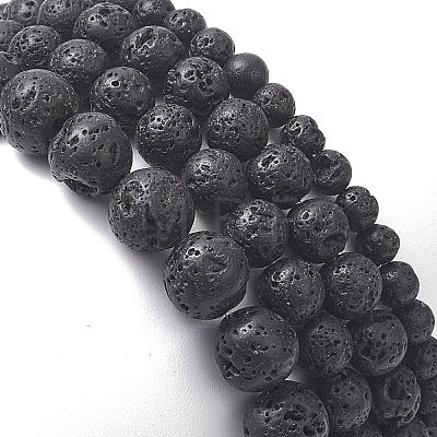 4Pcs 4 Style Column & Round & Flat Round Alloy & Natural Lava Rock & Synthetic Hematite Beaded Stretch Bracelets Set for Women BJEW-JB09366-1