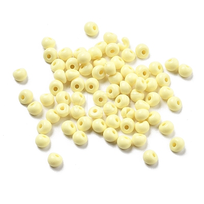 Acrylic Imitation Pearl Beads OACR-D300-01C-1