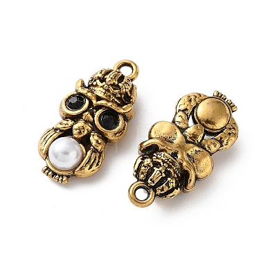 304 Stainless Steel & ABS Plastic Pearl Pendants PL-L002-04AG-02-1