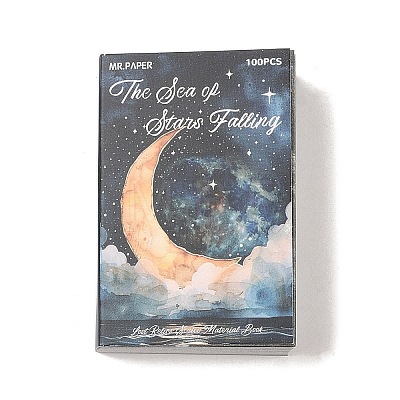The Sea of Stars Falling Retro Scrapbook Paper Pads Book DIY-C082-04A-1