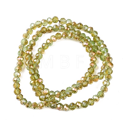 Electroplate Glass Beads Strands LS-EGLA-A034-T4mm-J02-1