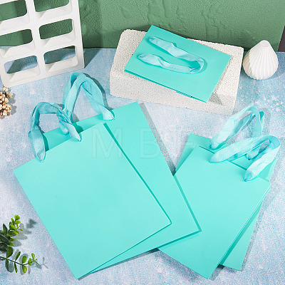 10Pcs 5 Sizes Kraft Paper Gift Shopping Bags Set ABAG-TA0002-23C-1