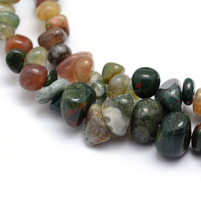 Natural Indian Agate Beads Strands G-P332-34C-1