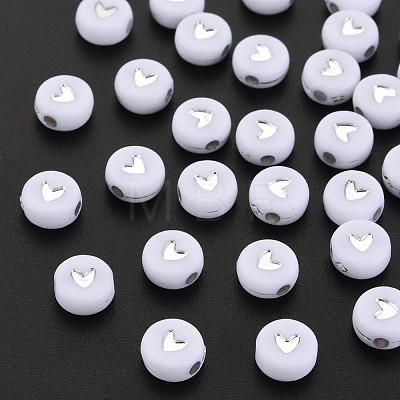 Plating Acrylic Beads PACR-R242-02-1