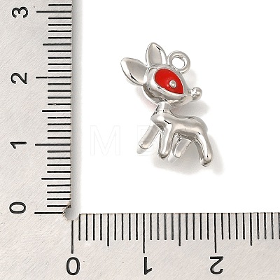 Christmas Theme Alloy Enamel Pendants ENAM-B025-01A-01P-1