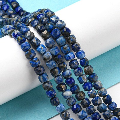 Natural Lapis Lazuli Beads Strands G-C052-05B-1