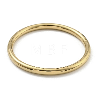 3Pcs 3 Colors PVD Vacuum Plating 202 Stainless Steel Plain Ring Bangle Sets BJEW-M317-15-1