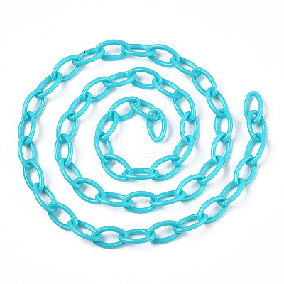 Opaque Acrylic Cable Chains X-SACR-N010-001C-1