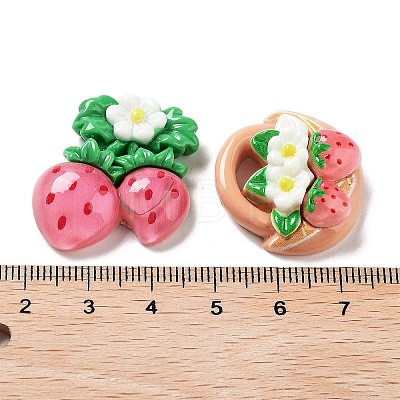 Opaque Resin Decoden Cabochons CRES-A057-01-1