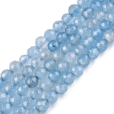 Natural White Jade Bead Strands X-G-R344-4mm-05-1