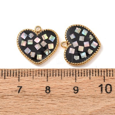 304 Stainless Steel Enamel Pendants STAS-F352-05C-01-1