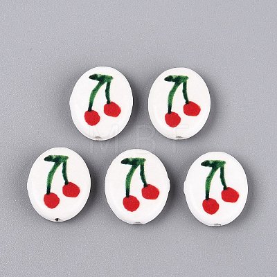 Handmade Porcelain Beads PORC-Q005-12A-1