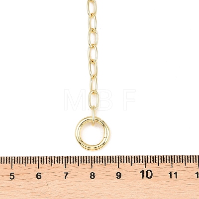 Brass Cable Chain Y Lariat Necklaces NJEW-H087-06C-G-1