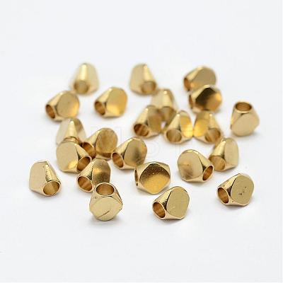 Brass Beads KK-P095-06-1