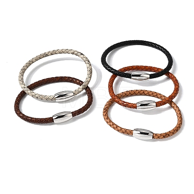 Adjustable Imitation Cord Bracelets for Women Men BJEW-F532-01P-1
