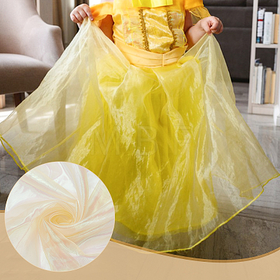 Laser Polyester Mesh Fabric for DIY Crafts DIY-WH0888-06A-1