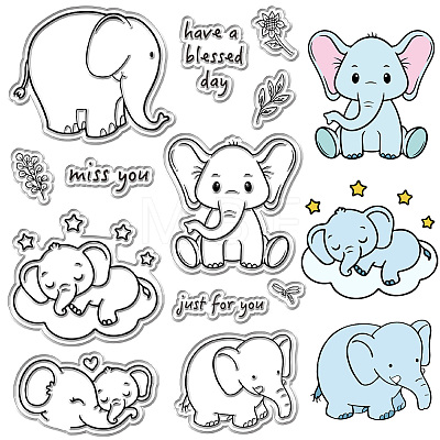 Custom PVC Plastic Clear Stamps DIY-WH0439-0268-1