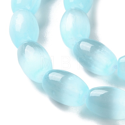 Macaron Color Natural Selenite Beads Strands G-B102-A01-06-1