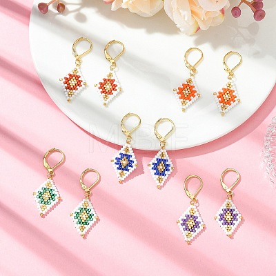 304 Stainless Steel Leverback Earrings EJEW-MZ00733-1