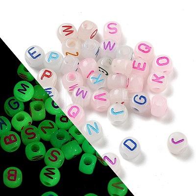 Luminous Transparent Acrylic Beads LACR-282-01A-1