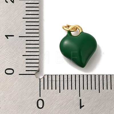 Brass Enamel Charms KK-U027-13-02G-1