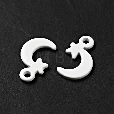 Spray Painted 201 Stainless Steel Charms STAS-G304-20E-1