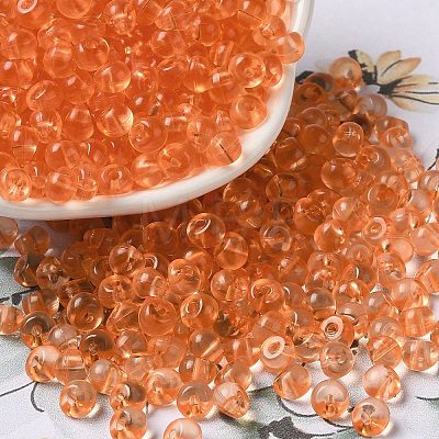 Transparent Acrylic Beads X-MACR-K359-02E-1