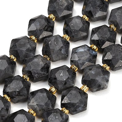 Natural Larvikite Beads Strands GG-CBA4A3B-B17-1